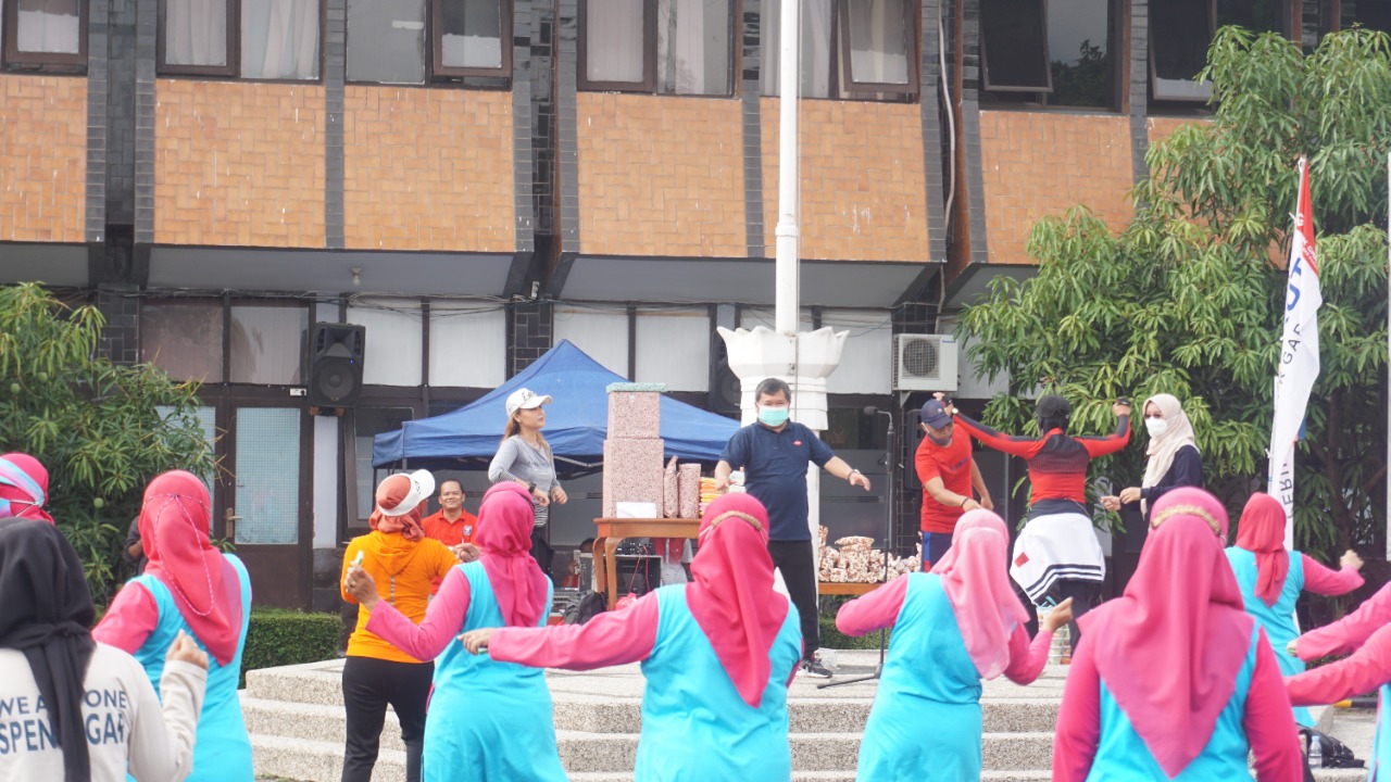 Sambut HKN 2021, Dinkes Garut Gelar Gebyar Senam Germas