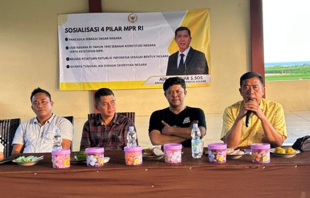 Ade Ginanjar Tegaskan Pentingnya Empat Pilar Kebangsaan di Hadapan Mahasiswa ITG Garut