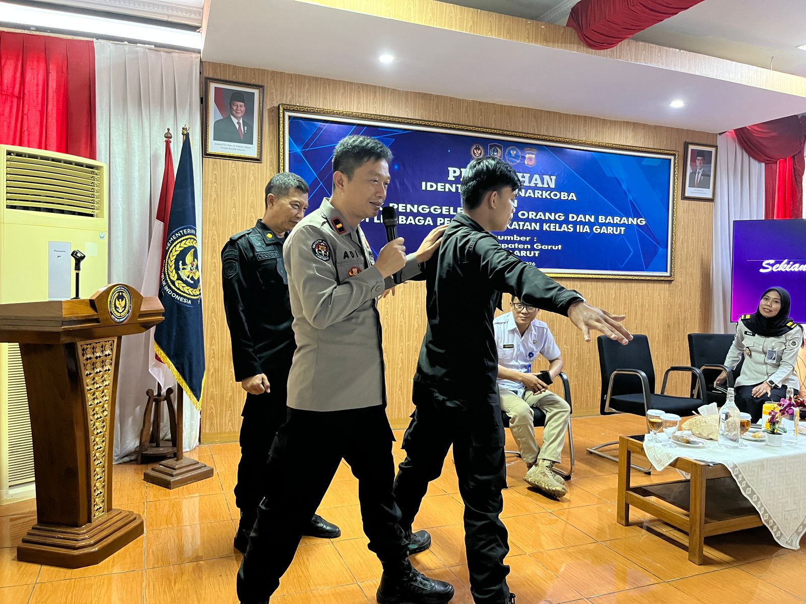Kasi Humas Polres Garut Ingatkan SOP Penggeledahan di Lapas IIA