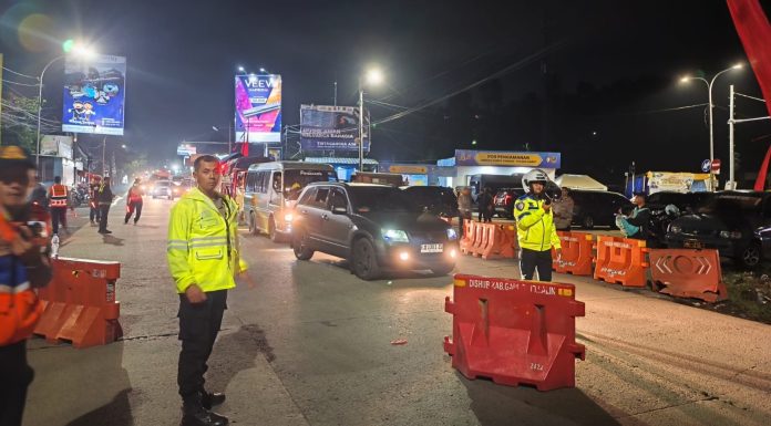 One Way Garut Sukses Urai Kepadatan Mudik