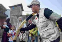 Relawan Nusantara Salurkan Air Bersih untuk Warga Cigedug