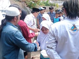 Paguyuban Sundawani DPD Garut Berbagi Bersama Puluhan Anak Yatim