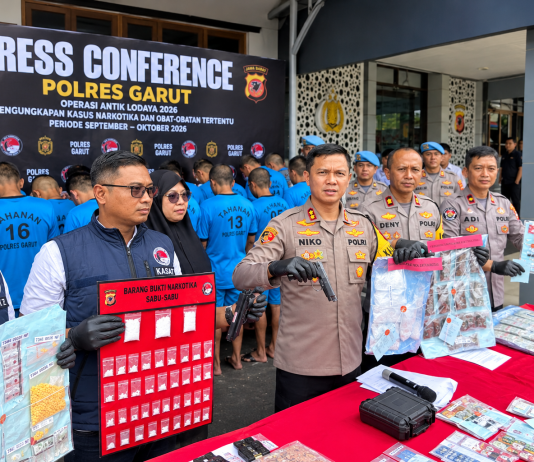 Polisi Ungkap 22 Kasus Narkotika dan Obat Ilegal di Garut, 27 Orang Jadi Tersangka